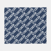 Couverture Polaire Université du Mississippi | Wordmark Rebels (Devant (Horizontal))