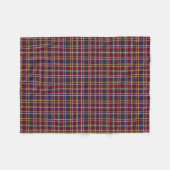 Couverture Polaire Université Queens Kingston Ontario Tartan (Devant (Horizontal))