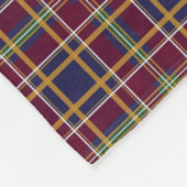 Couverture Polaire Université Queens Kingston Ontario Tartan (Coin)