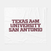 Couverture Polaire Université Texas A&M de San Antonio (Devant (Horizontal))