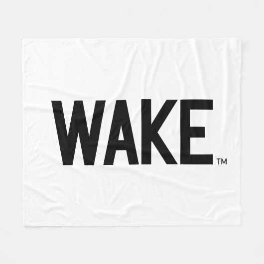 Couverture Polaire Université Wake Forest | Wordmark Wake (Devant (Horizontal))