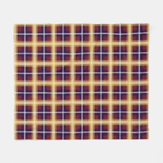 Couverture Polaire Université Winthrop Tartan (Devant (Horizontal))