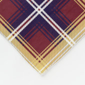 Couverture Polaire Université Winthrop Tartan (Coin)