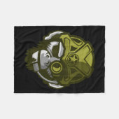 Couverture Polaire Unleahe Gorilla Body Building Motivation Gym Gift  (Devant (Horizontal))