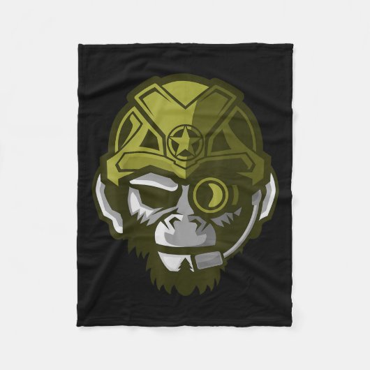 Couverture Polaire Unleahe Gorilla Body Building Motivation Gym Gift  (Devant)