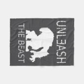 Couverture Polaire Unleahe Workout Motivation Gym Graphic  (Devant (Horizontal))