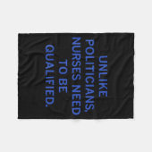 Couverture Polaire Unlike Liticians Nurses Funny Need To Be Qualified (Devant (Horizontal))