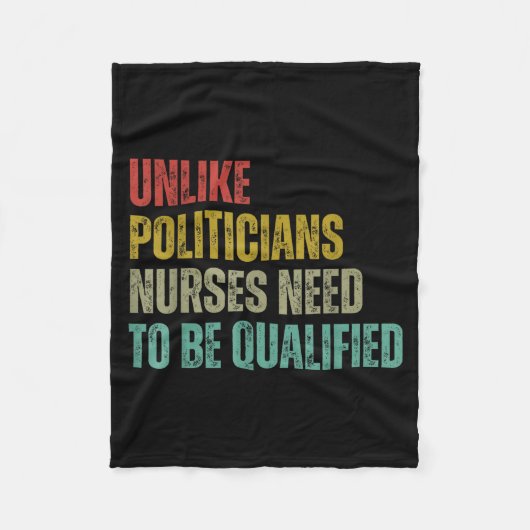 Couverture Polaire Unlike Liticians Nurses Need To Be Qualified Sarca (Devant)