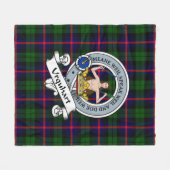 Couverture Polaire Urquhart Moderne Clan Badge Tartan Plaid (Devant (Horizontal))