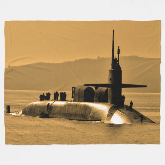 COUVERTURE POLAIRE US FAST ATTACK SOUS-MARINE - SSGN-728 (Devant (Horizontal))