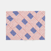 Couverture Polaire USA Dachshund (Devant (Horizontal))