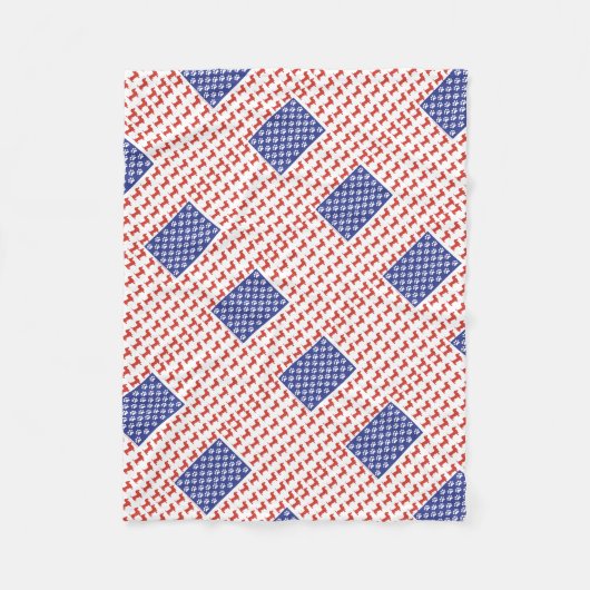 Couverture Polaire USA Dachshund (Devant)