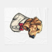 Couverture Polaire USA Golden Retriever Vintage Patriotic Dog Shirt 4 (Devant (Horizontal))