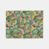 Couverture Polaire Usines de floraison assorties de cactus (Devant (Horizontal))