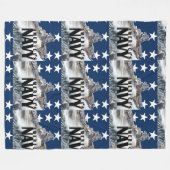 COUVERTURE POLAIRE USNAVYFANMERCH, (Devant (Horizontal))