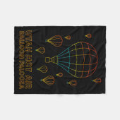 Couverture Polaire Utah Hot Air Balloon Palooza Apparel  (Devant (Horizontal))