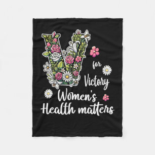 Couverture Polaire V Pour Victoire ; Santé des femmes S
