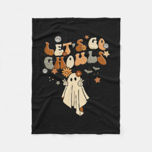 Couverture Polaire Va aux fantômes Confortable Halloween Cosy Automne