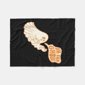 Couverture Polaire Va Fan Ghoul Halloween design de fantôme (Devant (Horizontal))