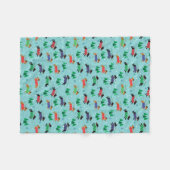 Couverture Polaire Vacances de Noël de chien de Doxie de teckel (Devant (Horizontal))