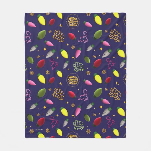 Couverture Polaire Vacances de Noël | Motif de vacances (Devant)