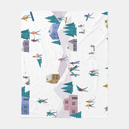 Couverture Polaire Vacances des Alpes d'hiver : les gens actifs sans (Devant)