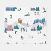 Couverture Polaire Vacances des Alpes d'hiver : les gens actifs sans (Devant (Horizontal))