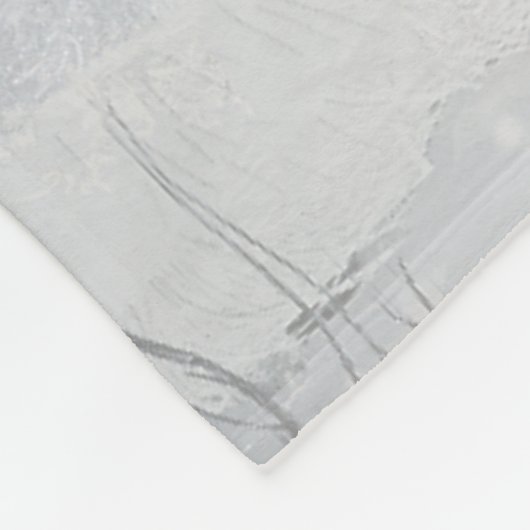 Couverture Polaire Vacances d'hiver 2024 Cheval friésien (Coin)