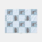 Couverture Polaire Vacances d'hiver Thème Baby Blanket (Devant (Horizontal))