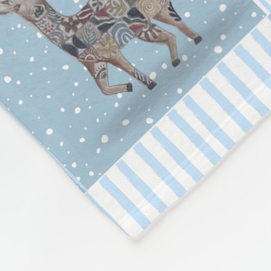 Couverture Polaire Vacances d'hiver Thème Baby Blanket (Coin)