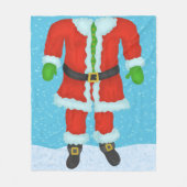 Couverture Polaire Vacances drôles de Noël de nouveauté de corps du (Devant)