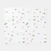 Couverture Polaire Vacances Skieurs Alpins Illustration (Devant (Horizontal))