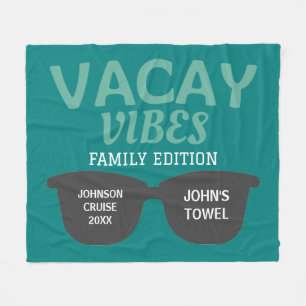 Couverture Polaire Vacay Vibes Family Edition Réunion