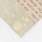 Couverture Polaire Vache de collage de la ferme aquarelle (Coin)