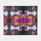 Couverture Polaire Vache folle (Devant (Horizontal))