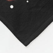 Couverture Polaire Vache Highland Noël Vache Highland Noël Vache Sant (Coin)