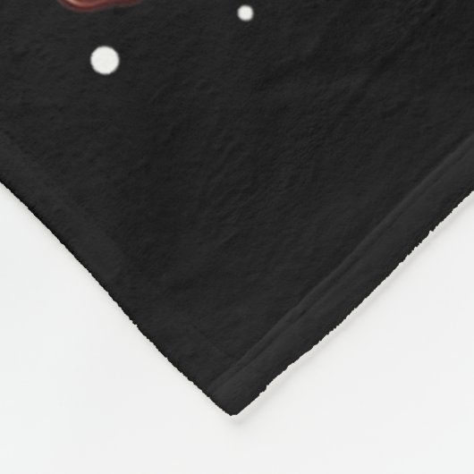 Couverture Polaire Vache Highland Noël Vache Highland Noël Vache Sant (Coin)