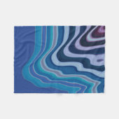 Couverture Polaire Vague Bleue (Devant (Horizontal))