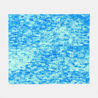 Couverture Polaire Vague bleue ondulée brillante