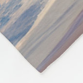 Couverture Polaire Vague océanique bleu (Coin)