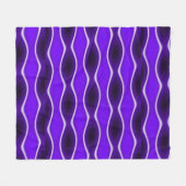 Couverture Polaire Vague violette (Devant (Horizontal))