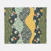 Couverture Polaire Vagues de prairie (Devant (Horizontal))