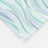 Couverture Polaire Vagues de verre de mer (Coin)