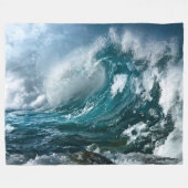 COUVERTURE POLAIRE VAGUES D'ÉCRASEMENT (Devant (Horizontal))