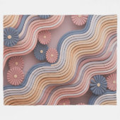 Couverture Polaire Vagues du chant Kecak (Devant (Horizontal))