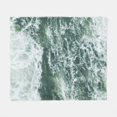 COUVERTURE POLAIRE VAGUES OCÉANES (Devant (Horizontal))