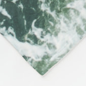 COUVERTURE POLAIRE VAGUES OCÉANES (Coin)