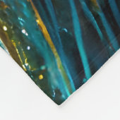 Couverture Polaire Vagues océaniques clignantes (Coin)