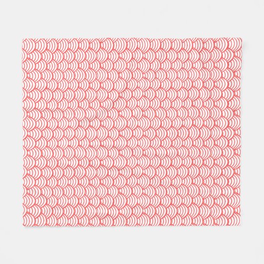 Couverture Polaire Vagues saumons (Devant (Horizontal))