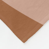 Couverture Polaire Vagues sonores Motif minimal dans les tons de Boho (Coin)